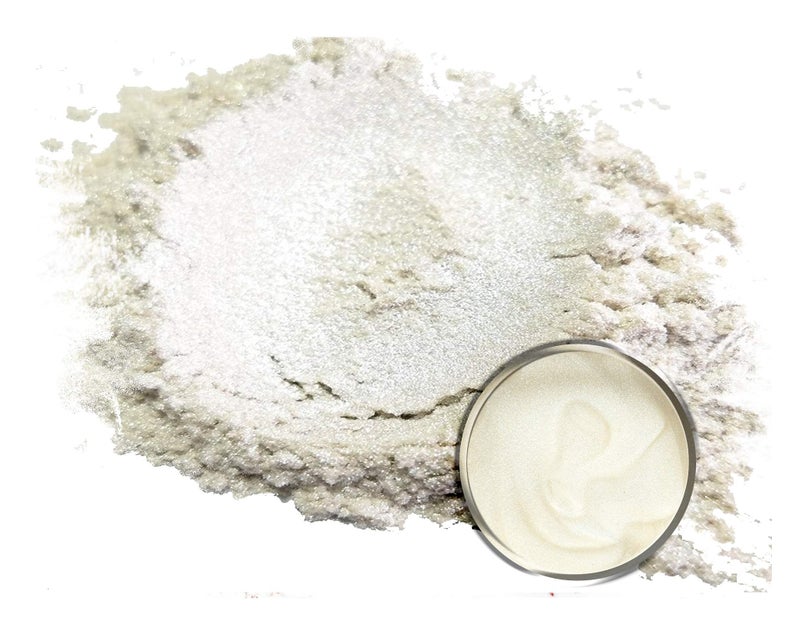 Eye Candy Pigments Premium White Mica Powder - Soma (50gr) - for Epoxy, Resin, Soap, Paint, Woodworking, Acrylic Pouring, Bath Bombs, Fishing Lures - DIY Arts and Crafts Additive - Image 5